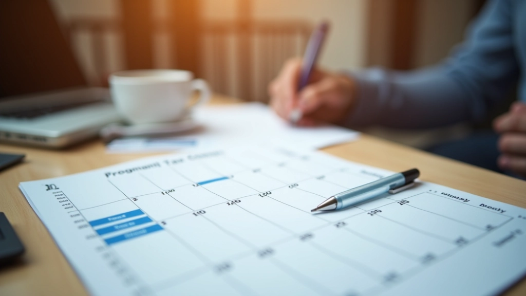 Kalender mit markiertem Schwangerschaftszeitraum und Steuerklassenwechsel-Termine